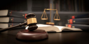 Gavel and scales
