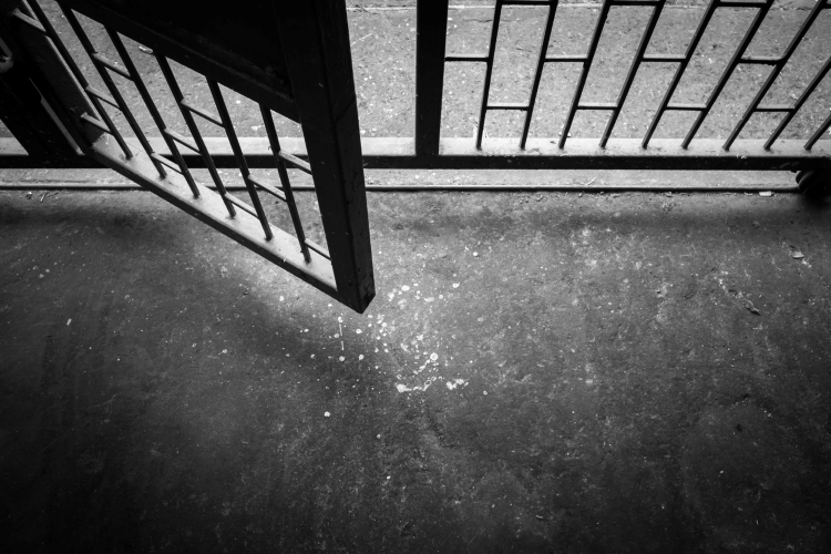 Prison Door Slightly Open