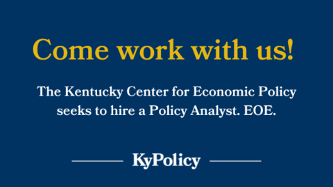 Policy Analyst position announcement graphic website