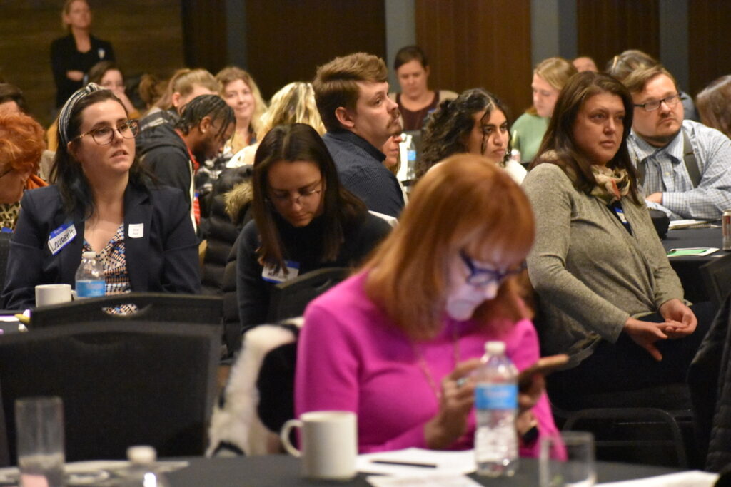 2023 conference crowd attendees